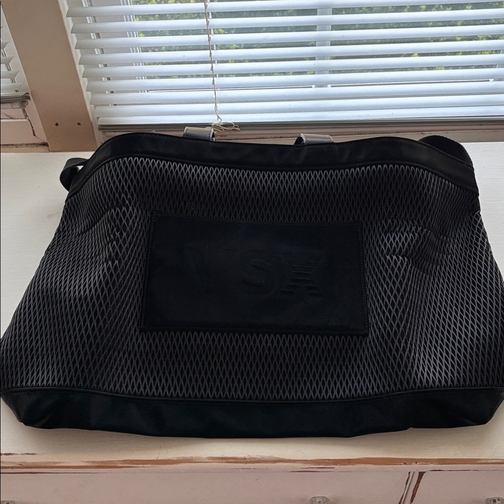 Victoria’s Secret/VSX Black Mesh Travel Duffel Bag